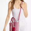 Vincent Small Logo Jacquard Tote Bag with Card Case