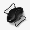Voyager Large Color-Block Metallic Signature Logo Tote Bag