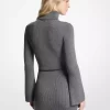 Wool Blend Belted Mini Dress Wool Blend Belted Mini Dress