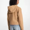 Wool Blend Zip-Up Hoodie