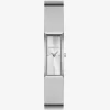 Yazmeen Silver-Tone Bangle Watch