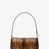 Zoe Small Burnished Leather Pochette